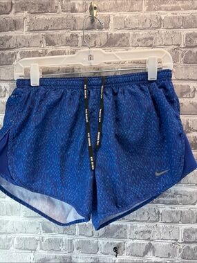 Nike runningโ Women's Blue Patterned Dri-FIT Athletic Shorts